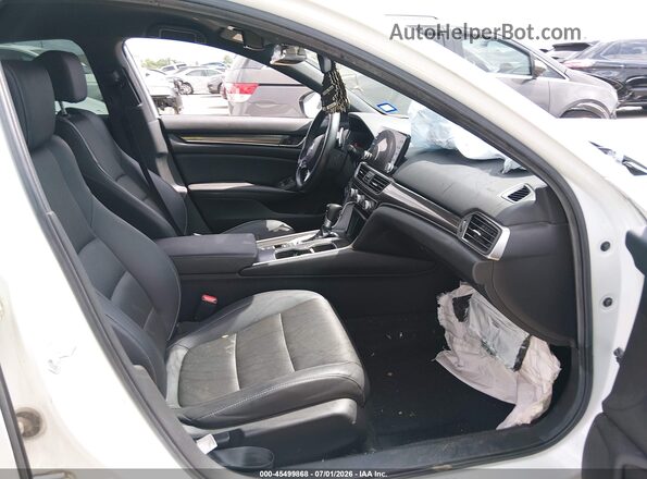 1HGCV1F35MA089801 2021 HONDA ACCORD White Widok wnętrza z przodu