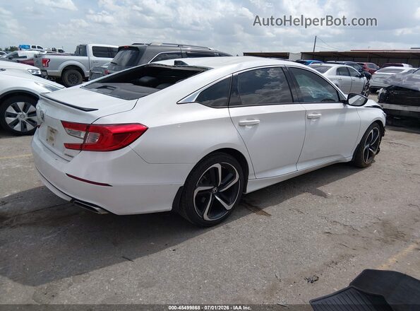 1HGCV1F35MA089801 2021 HONDA ACCORD White Tył prawy