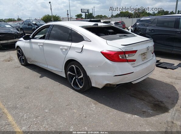 1HGCV1F35MA089801 2021 HONDA ACCORD White Tył lewy