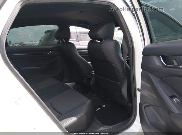 1HGCV1F35MA089801 2021 HONDA ACCORD White Widok naklejki z numerem VIN