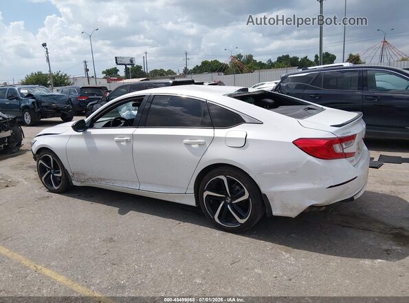 1HGCV1F35MA089801 2021 HONDA ACCORD White Widok wnętrza 360 stopni