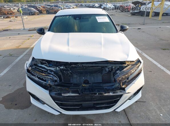 1HGCV1F35NA009558 2022 HONDA ACCORD White Вид щитка приладів