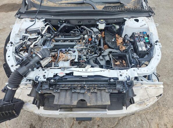 1HGCV1F35NA009589 2022 HONDA ACCORD White უკანა სალონის ხედი