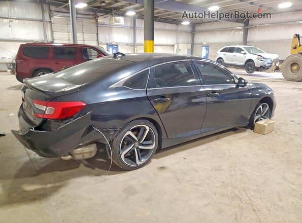 1HGCV1F35NA032211 2022 HONDA ACCORD Черный Задняя правая четверть