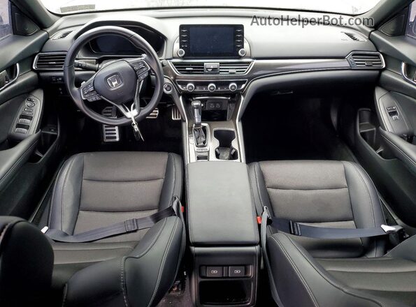 1HGCV1F35NA032211 2022 HONDA ACCORD Черный Вид панели приборов