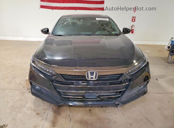 1HGCV1F35NA032211 2022 HONDA ACCORD Черный Вид спереди