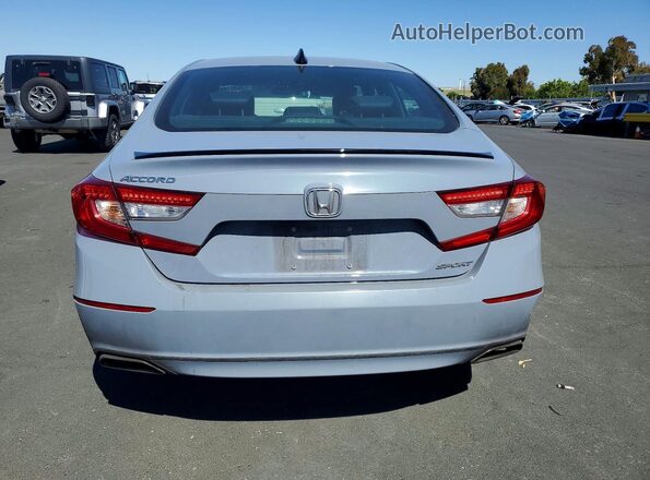 1HGCV1F35NA036985 2022 HONDA ACCORD Blue უკანა ხედი