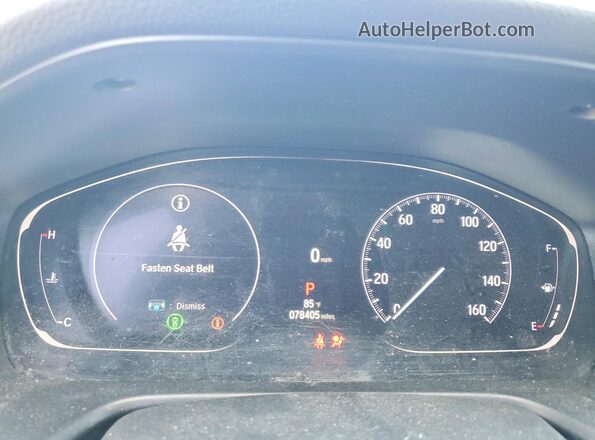 1HGCV1F35NA036985 2022 HONDA ACCORD Blue ხელსაწყოთა პანელის ხედი