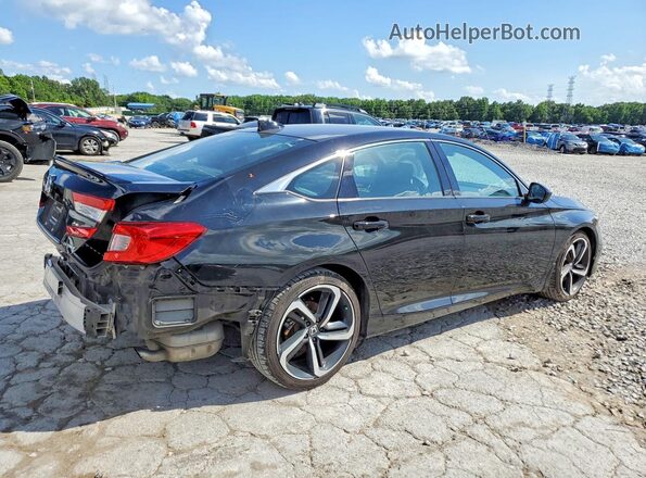 1HGCV1F35NA041118 2022 HONDA ACCORD Black Tył prawy