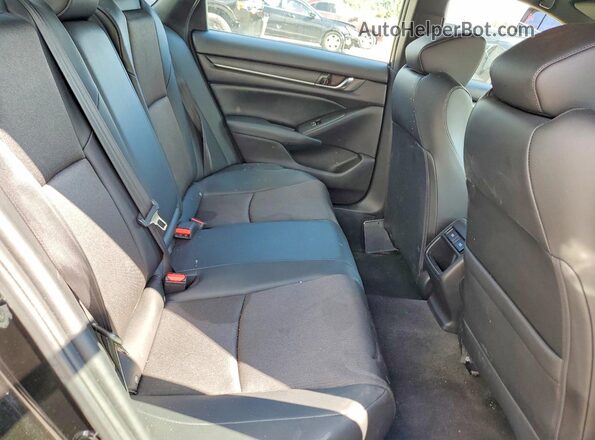 1HGCV1F35NA041118 2022 HONDA ACCORD Black Widok tylnych siedzeń