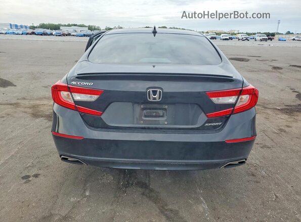 1HGCV1F35NA057660 2022 HONDA ACCORD Black Widok z tyłu