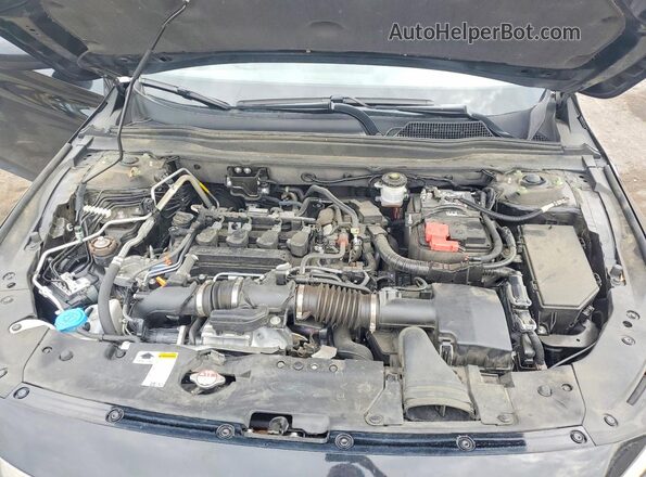 1HGCV1F35NA057660 2022 HONDA ACCORD Black Widok wnętrza z tyłu