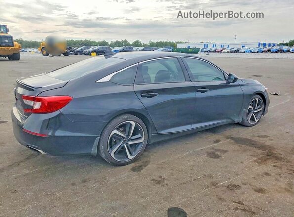 1HGCV1F35NA057660 2022 HONDA ACCORD Black Tył prawy