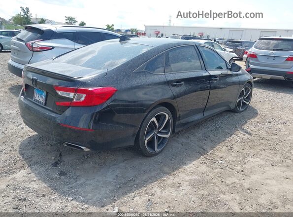 1HGCV1F35NA071767 2022 HONDA ACCORD Black უკანა მარჯვენა