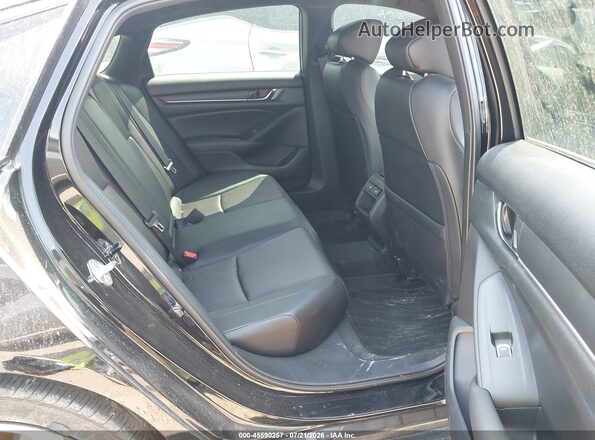 1HGCV1F35NA071767 2022 HONDA ACCORD Black VIN კოდის სტიკერის ხედი