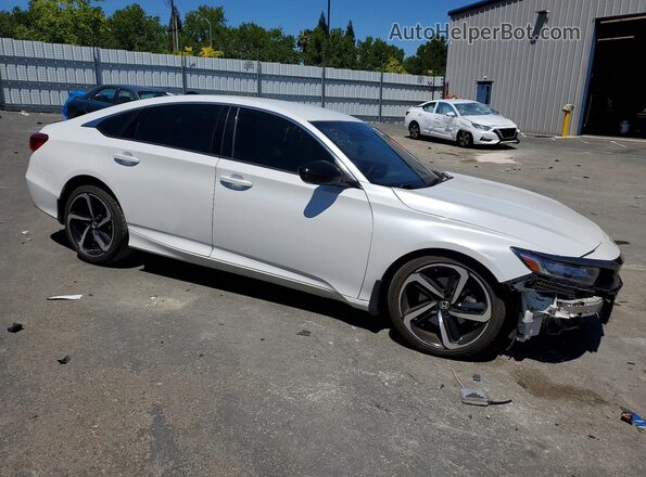 1HGCV1F35NA105447 2022 HONDA ACCORD White Delantero derecho