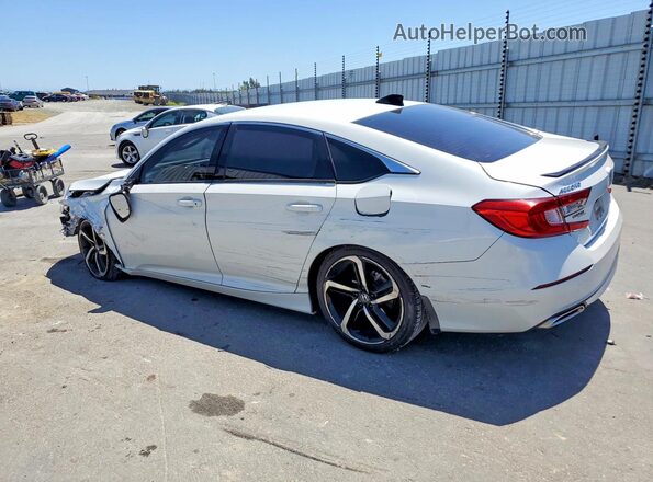 1HGCV1F35NA105447 2022 HONDA ACCORD White Trasero izquierdo