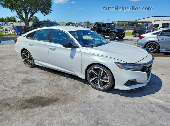 1HGCV1F35NA119431 2022 HONDA ACCORD White Front right