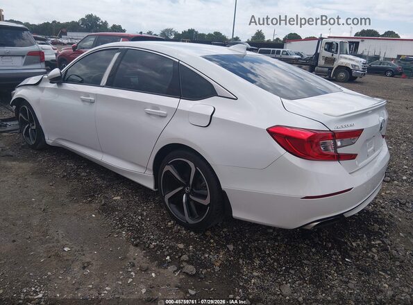 1HGCV1F36JA002032 2018 HONDA ACCORD Белый Задняя левая четверть