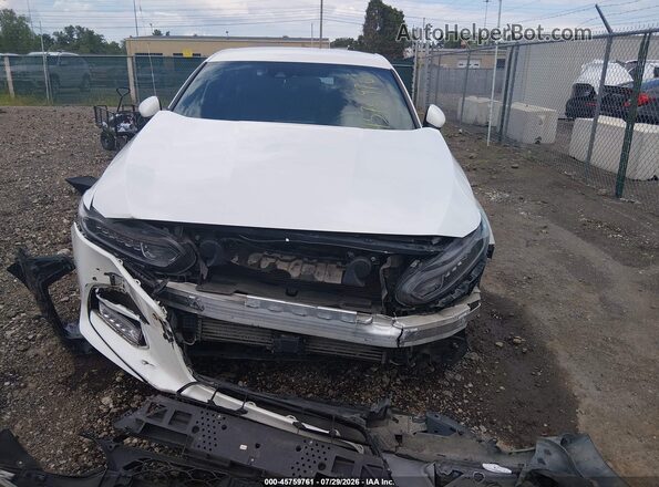 1HGCV1F36JA002032 2018 HONDA ACCORD Белый Вид спереди
