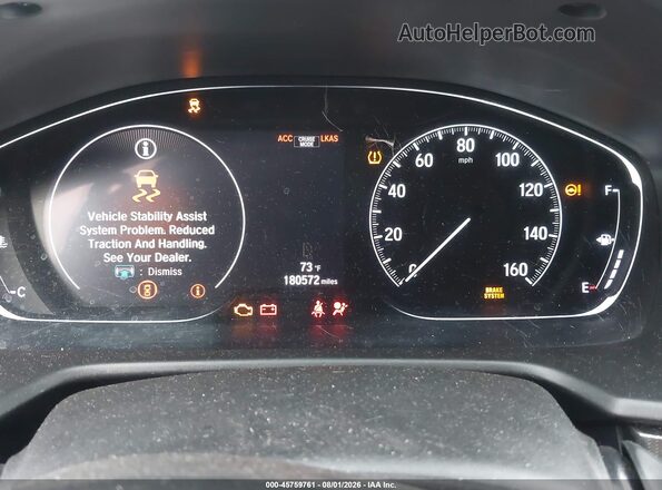 1HGCV1F36JA002032 2018 HONDA ACCORD Белый Вид задних сидений