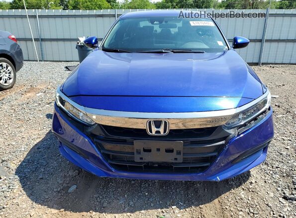 1HGCV1F36JA210413 2018 HONDA ACCORD Blue წინა ხედი