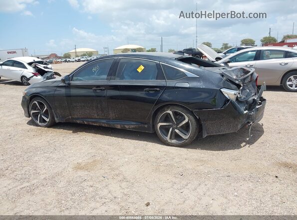 1HGCV1F36JA250278 2018 HONDA ACCORD Black Widok wnętrza 360 stopni