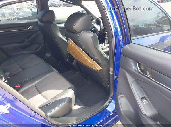 1HGCV1F36JA253097 2018 HONDA ACCORD Синий Вид наклейки с VIN-кодом