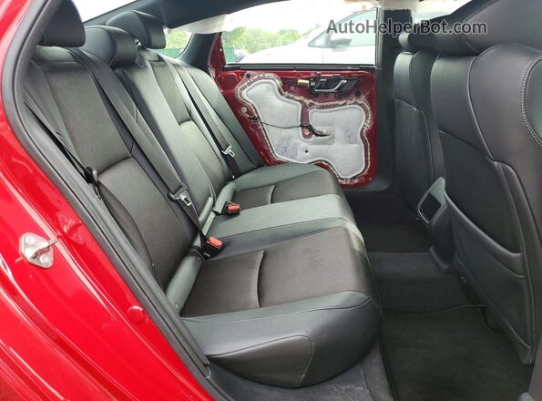 1HGCV1F36KA017180 2019 HONDA ACCORD Red Rear seats view