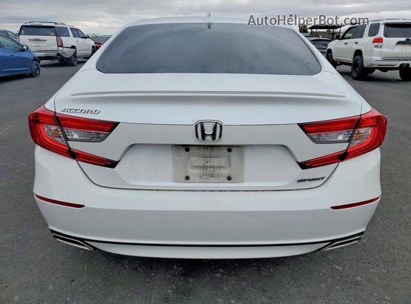 1HGCV1F36KA020273 2019 HONDA ACCORD White Vista trasera
