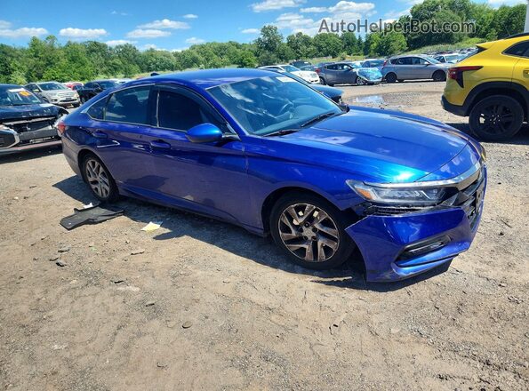 1HGCV1F36KA021732 2019 HONDA ACCORD Blue წინა მარჯვენა