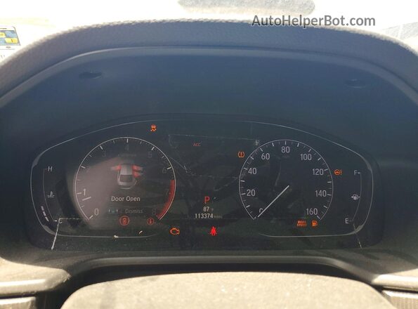 1HGCV1F36KA021732 2019 HONDA ACCORD Blue ხელსაწყოთა პანელის ხედი