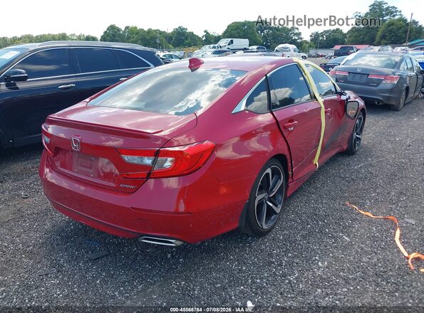 1HGCV1F36KA027210 2019 HONDA ACCORD Red Rear right