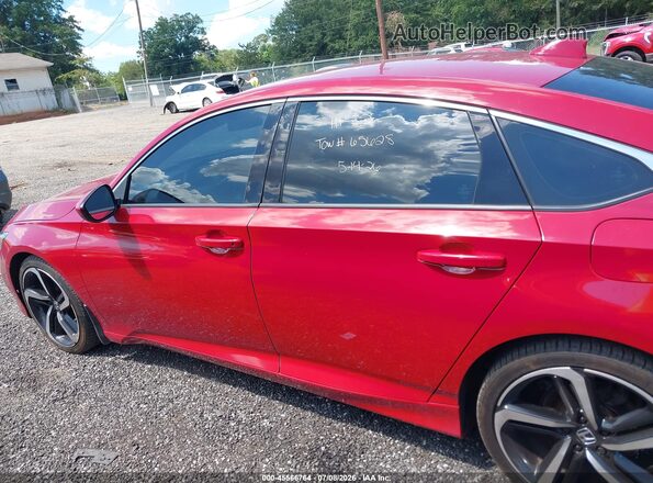 1HGCV1F36KA027210 2019 HONDA ACCORD Red 360 interior view