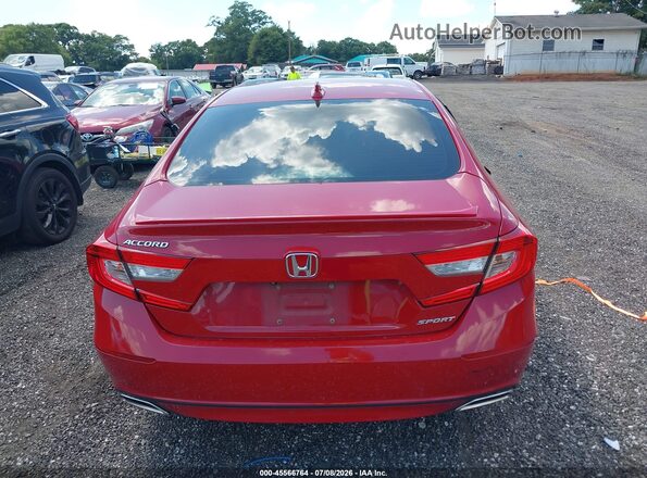 1HGCV1F36KA027210 2019 HONDA ACCORD Red 