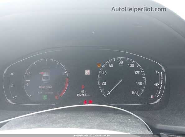 1HGCV1F36KA038613 2019 HONDA ACCORD Gray Вид задніх сидінь