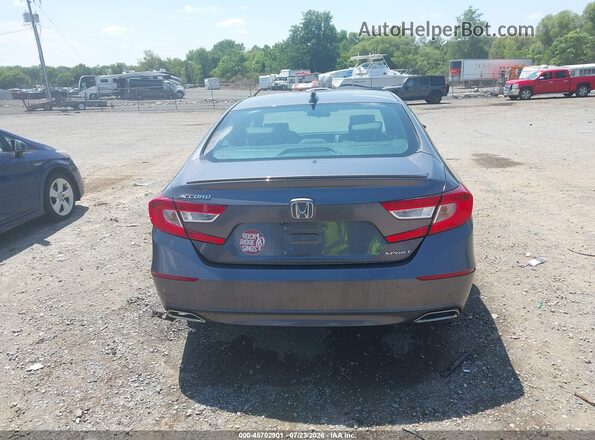 1HGCV1F36KA038613 2019 HONDA ACCORD Gray 