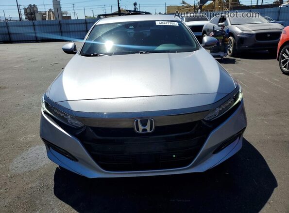1HGCV1F36KA057632 2019 HONDA ACCORD Silver წინა ხედი