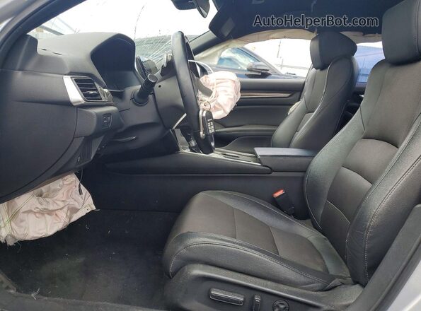 1HGCV1F36KA062314 2019 HONDA ACCORD Silver Вид салону спереду