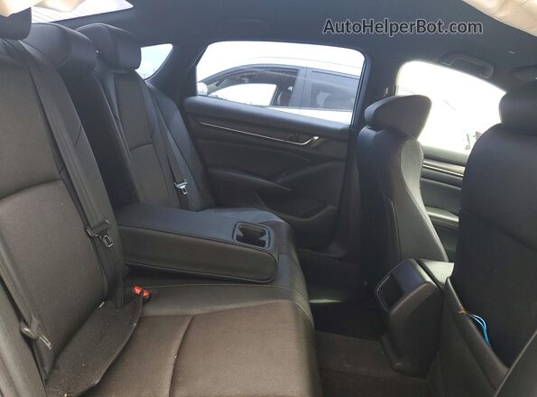 1HGCV1F36KA062314 2019 HONDA ACCORD Silver Вид задніх сидінь