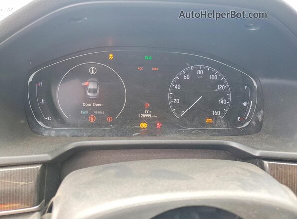 1HGCV1F36KA062314 2019 HONDA ACCORD Silver Вид щитка приладів