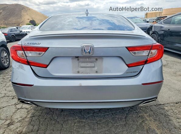 1HGCV1F36KA062314 2019 HONDA ACCORD Silver Вид ззаду