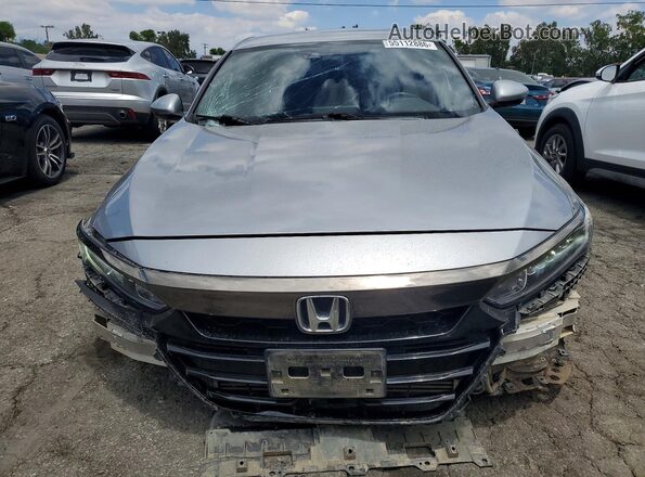 1HGCV1F36KA062314 2019 HONDA ACCORD Silver Вид спереду