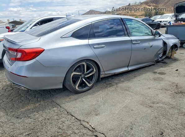 1HGCV1F36KA062314 2019 HONDA ACCORD Silver Задня права чверть