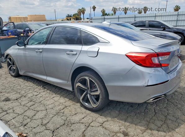 1HGCV1F36KA062314 2019 HONDA ACCORD Silver Задня ліва чверть