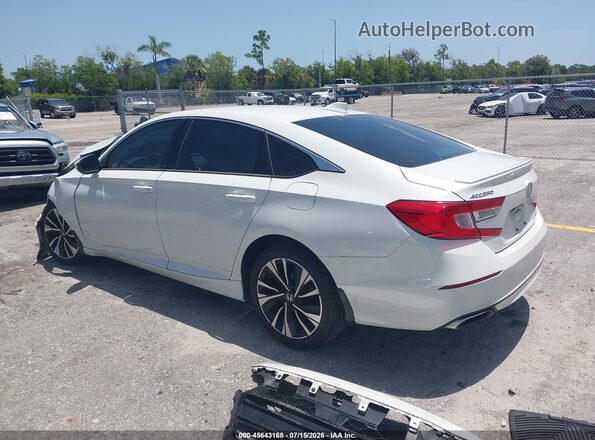 1HGCV1F36KA147640 2019 HONDA ACCORD White Tył lewy