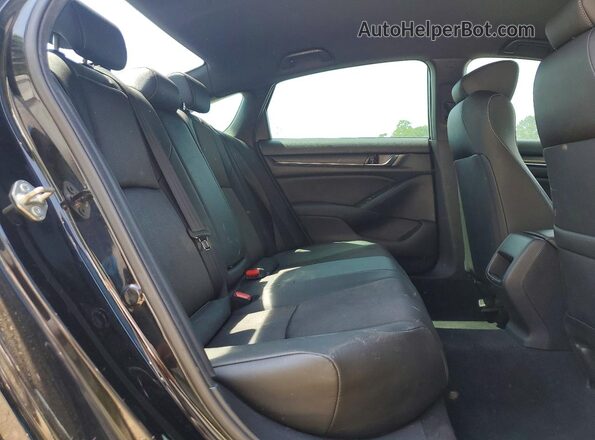 1HGCV1F36KA157424 2019 HONDA ACCORD Black Вид задніх сидінь