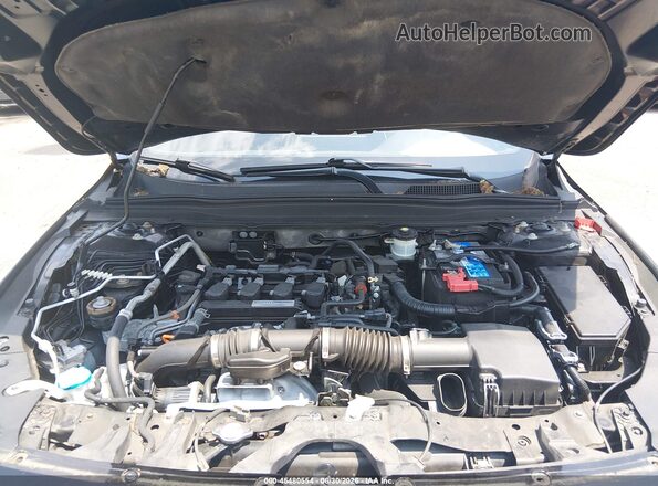 1HGCV1F36KA177253 2019 HONDA ACCORD Black Widok z tyłu