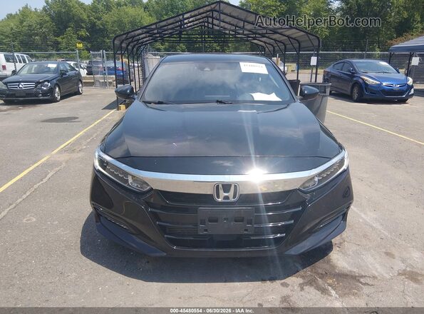 1HGCV1F36KA177253 2019 HONDA ACCORD Black Widok zestawu wskaźników