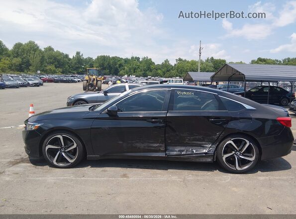 1HGCV1F36KA177253 2019 HONDA ACCORD Black Widok wnętrza 360 stopni